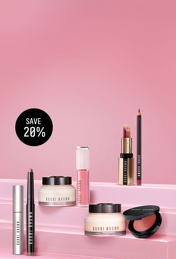 20% Off Curated Duo Sets on a pink background