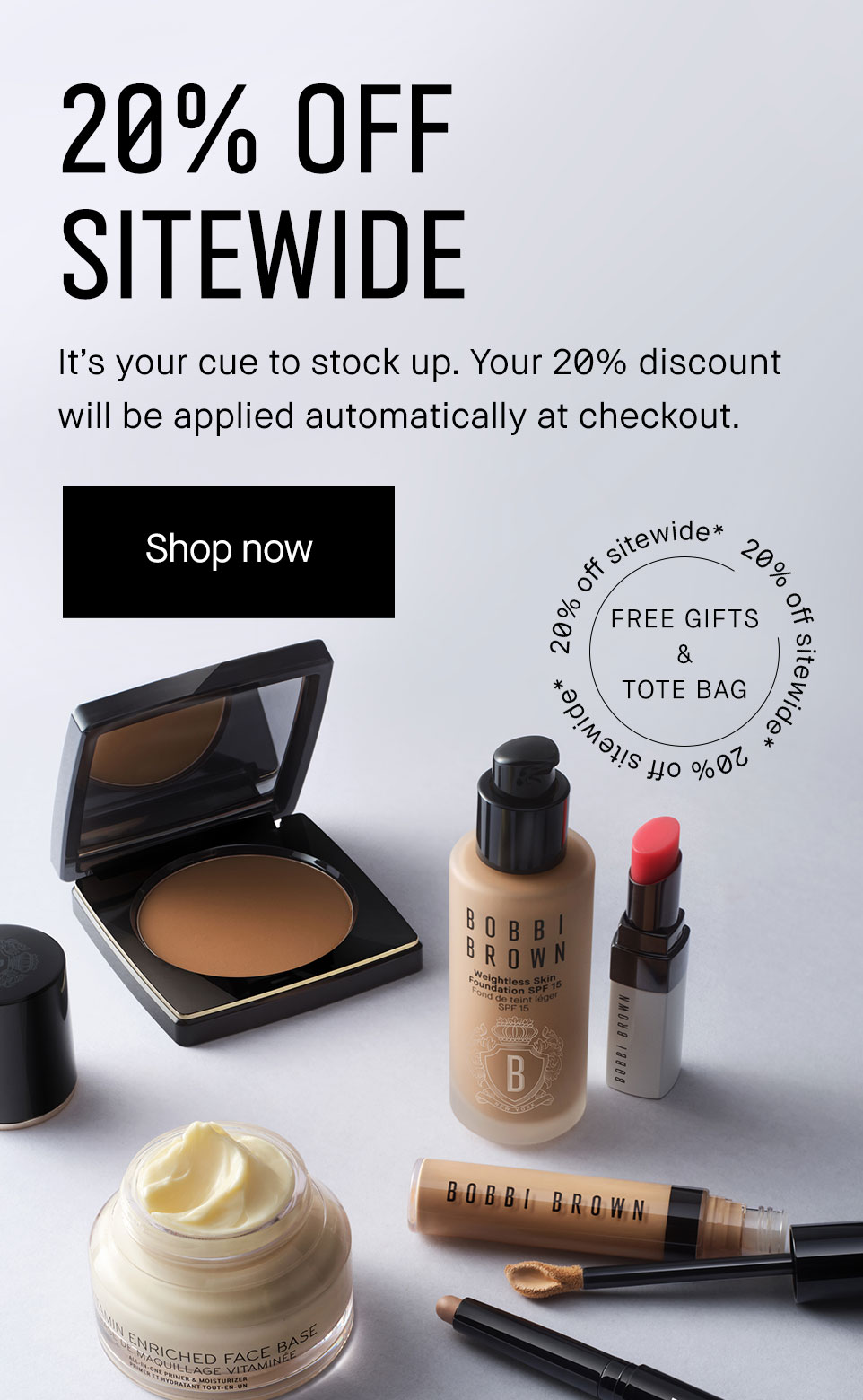20% OFF SITEWIDE