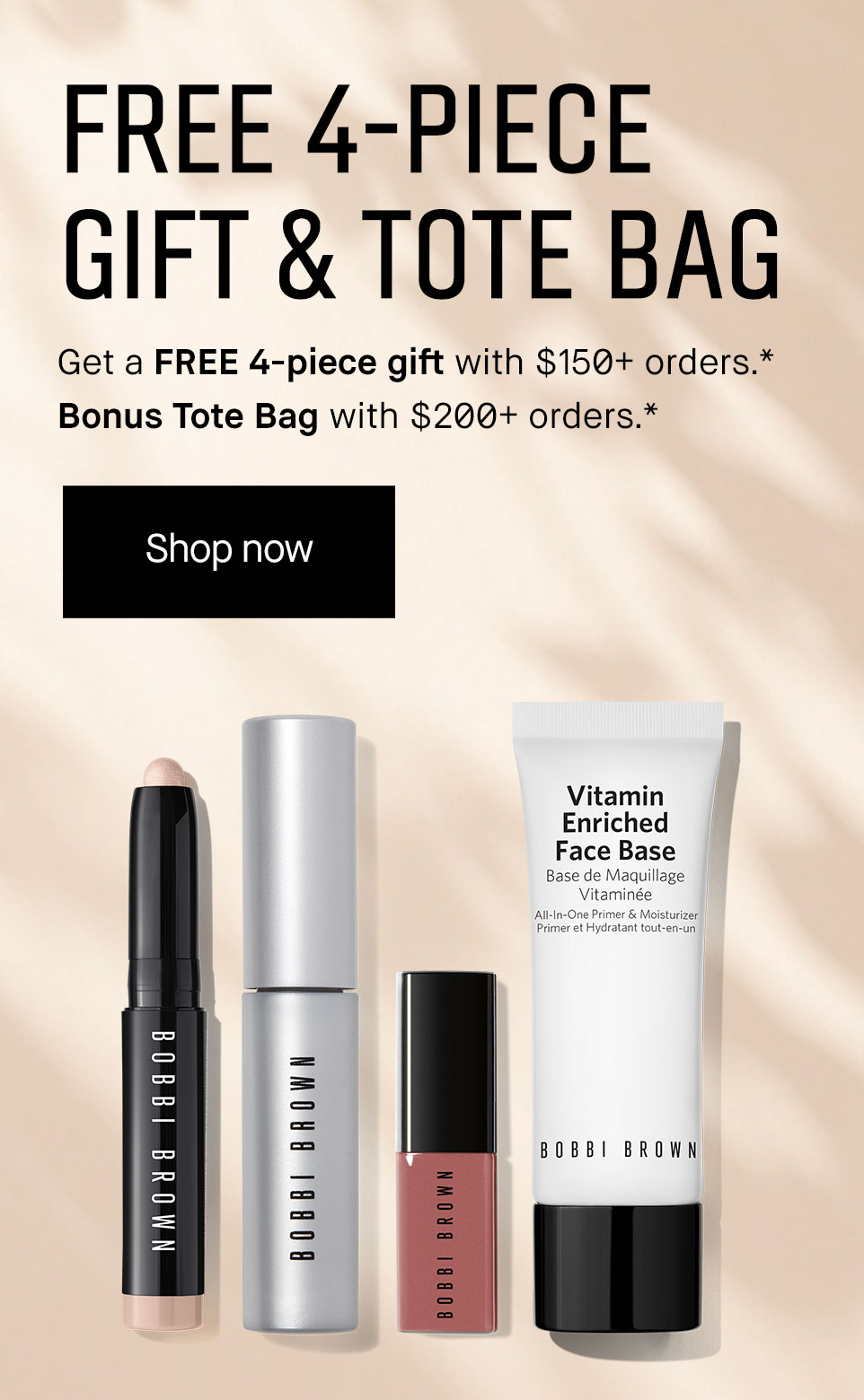 FREE 4-PIECE GIFT & TOTE BAG