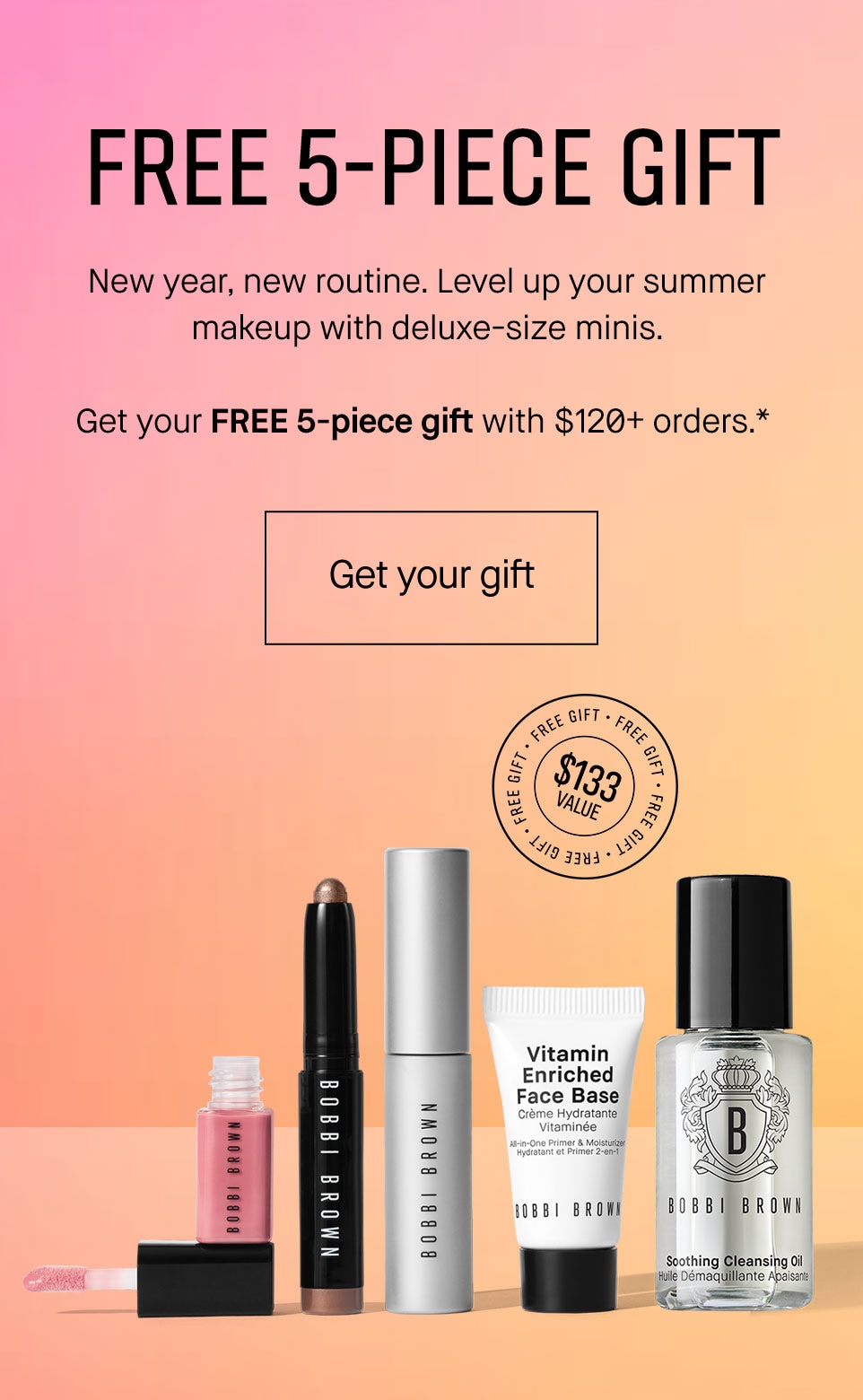 Free 5-piece gift